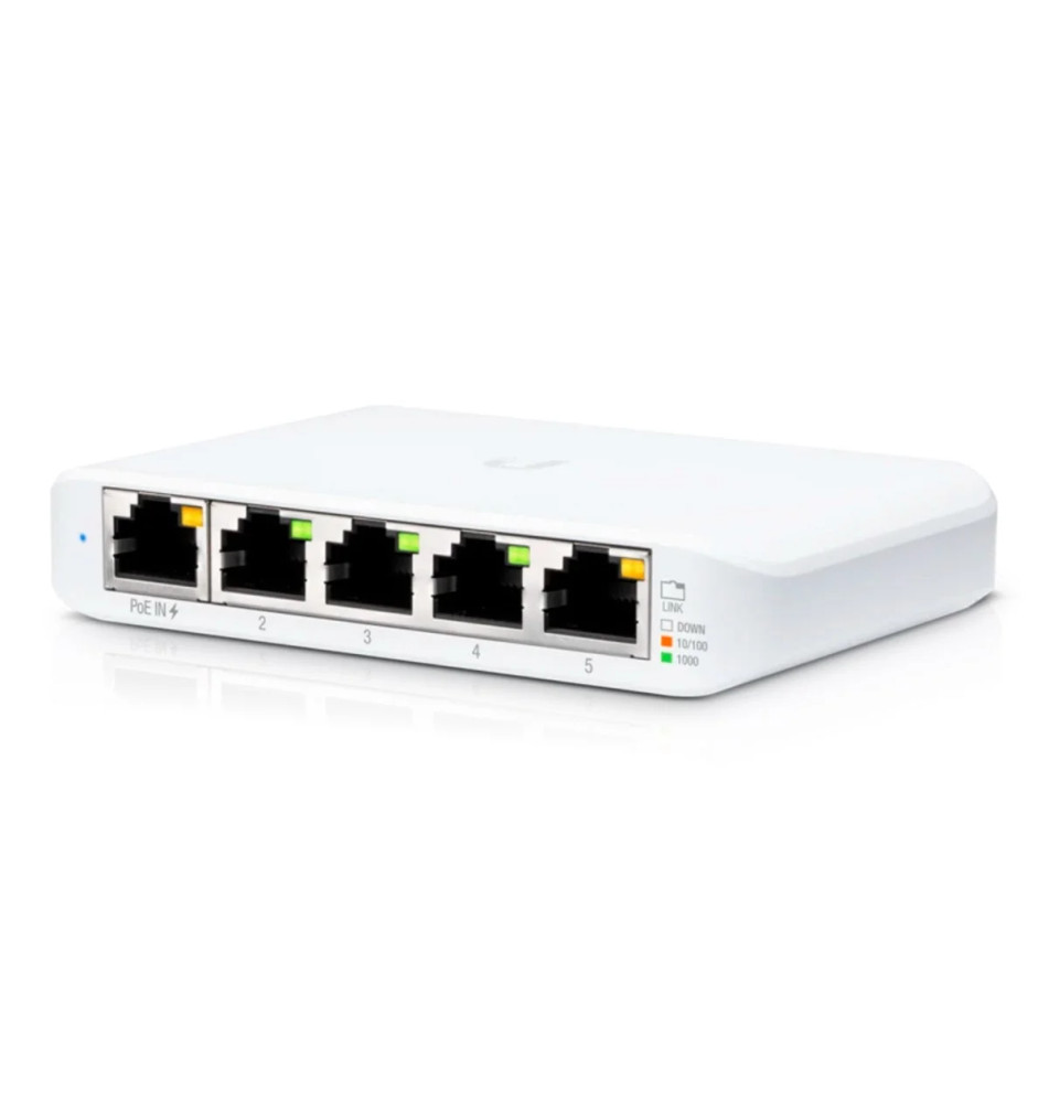 Switch de Rede UBIQUITI UniFi Flex Mini (Managed - 10Gbit/s - 5 Portas)