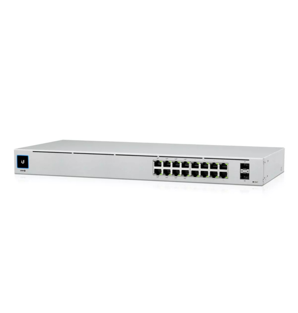 Switch de Rede UBIQUITI UniFi Gen2 16 PoE (Managed - 36Gbit/s - 16 Portas)