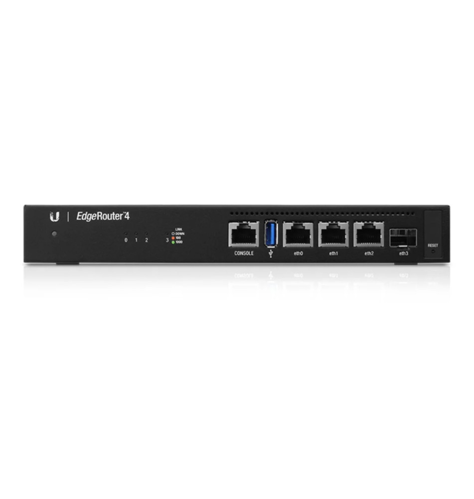 Router UBIQUITI EdgeRouter 4 (1000Mbit/s - 4 Portas - Preto)