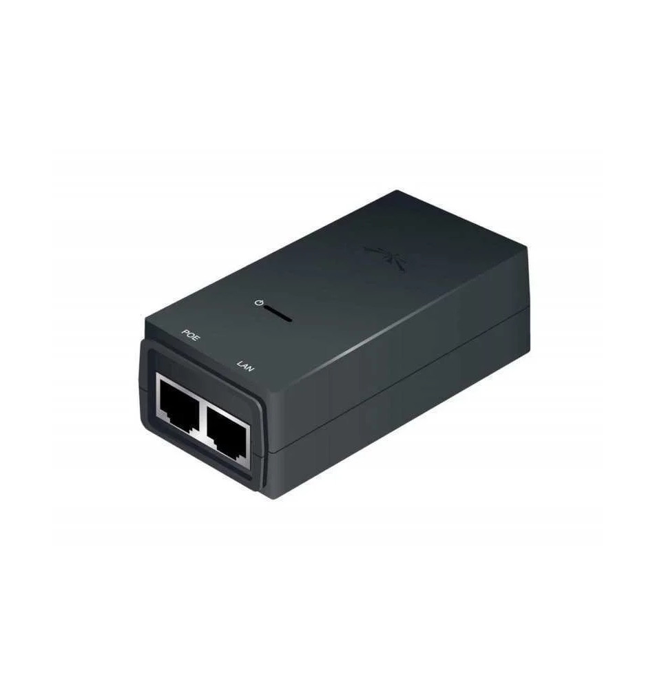 Injetor PoE UBIQUITI POE-24-12W (1000Mbit/s - 2 Portas - Preto)