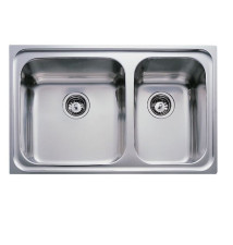 Lava-loiças TEKA CLÁSSICO 2C 80 (Encastre - 500x190x800 - Inox)