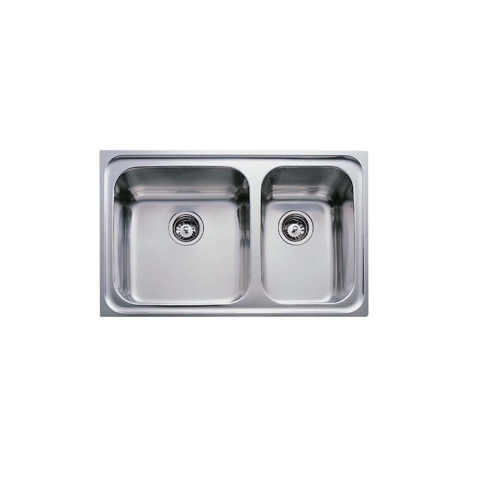 Lava-loiças TEKA CLÁSSICO 2C 80 (Encastre - 500x190x800 - Inox)