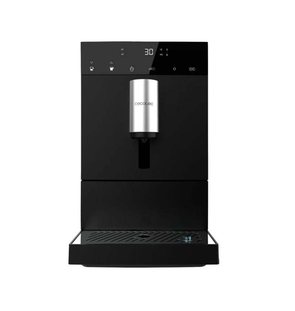 Máquina de Café Automática CECOTEC Cremmaet Compact (1.1L - 19 Bar - Preto)