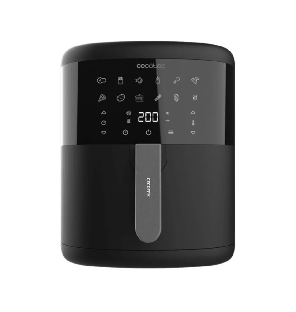 Fritadeira a Ar CECOTEC Bombastik 6000 (6L - 1700W - Preto)