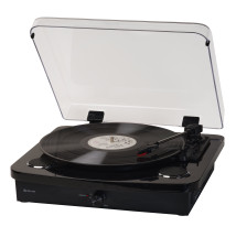 Gira-Discos DENVER VPL-230B (33 1/3 /45/78RPM - 3.75Kg - Preto)