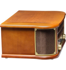 Gira-Discos DENVER MCR-50 (33 1/3 /45/78RPM - 8.5Kg - Castanho/Madeira)