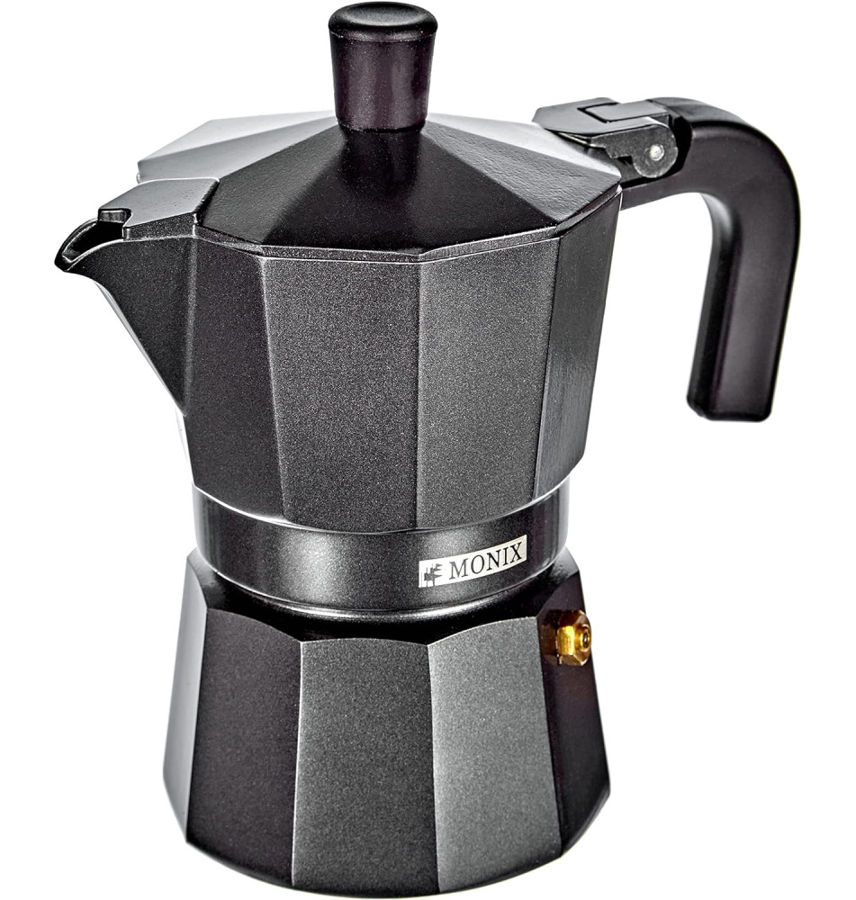 Cafeteira Italiana MONIX 1T (1xícara - Elétrico/Gás/Placa vitrocerâmica - Alumínio)