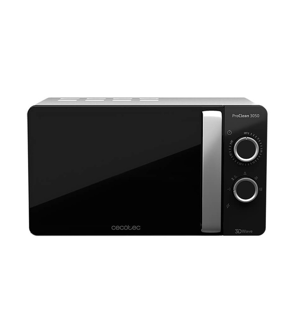 Micro-ondas CECOTEC ProClean 3050 700W (Balcão - 20L - Preto)
