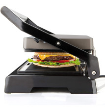 Tostadeira Grill BLACK&DECKER BXGR1000E (1000W - Tampa Articulada - Preto)