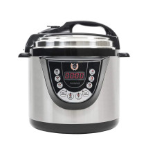 Panela de Pressão Elétrica CECOTEC Modelo D (6L - 9 programas - Preto/Inox)