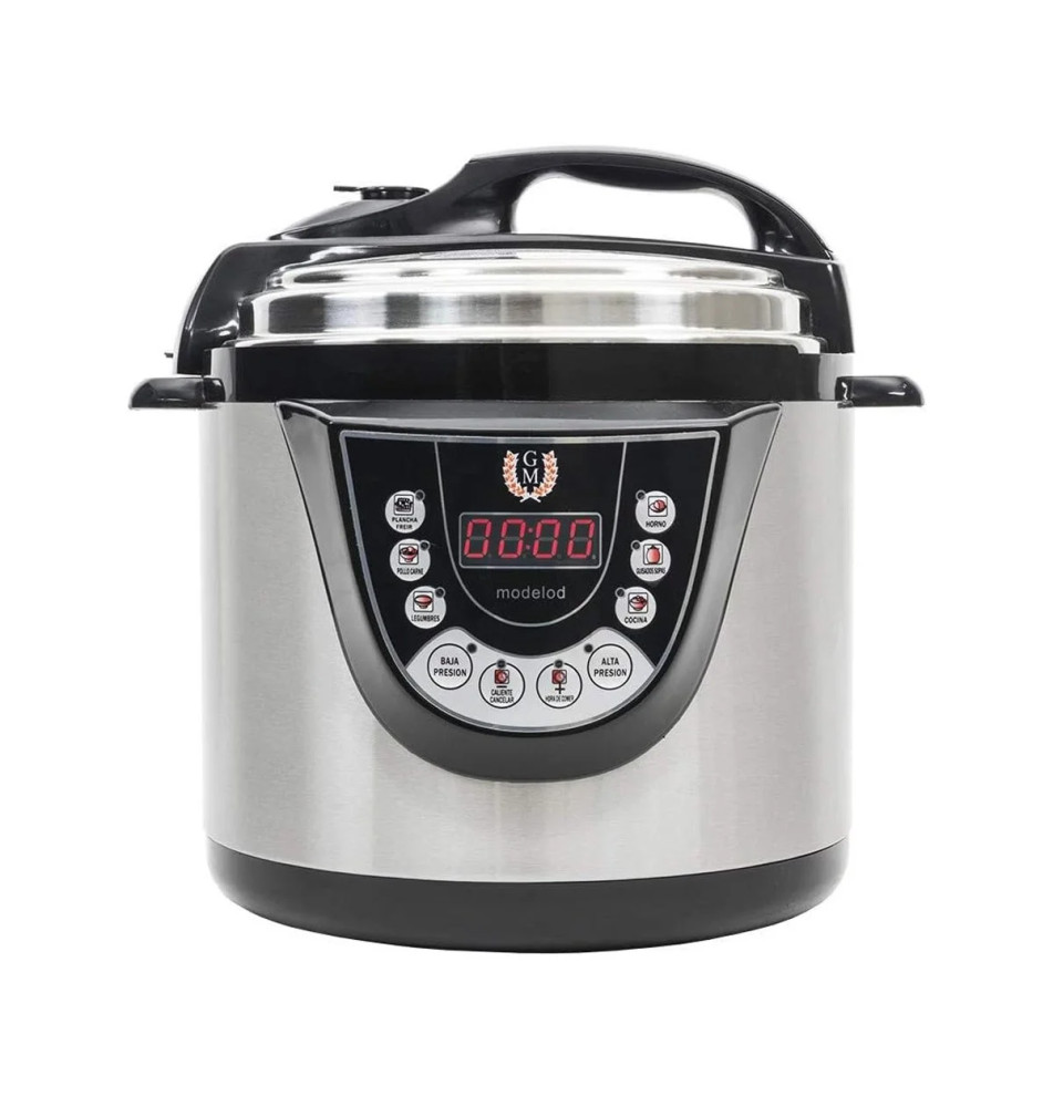 Panela de Pressão Elétrica CECOTEC Modelo D (6L - 9 programas - Preto/Inox)