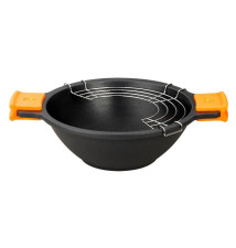Frigideira Wok BRA Eficiente (4.2L - 300ºC - Alumínio)