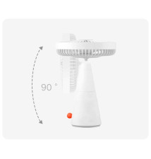 Mini Ventoinha Portátil XIAOMI (Recarregável - 10W - Branco)