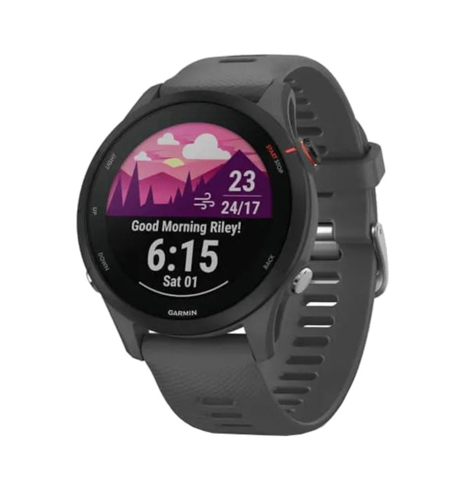 Smartwatch GARMIN Forerunner 255 Basic (46mm - Gorilla Glass - Preto)