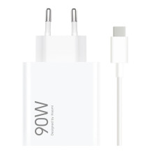 Carregador XIAOMI GaN HyperCharge (USB-C - 90W - Branco)