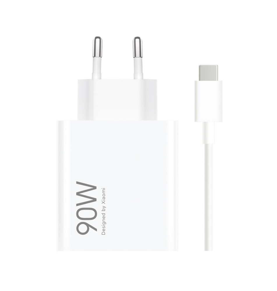 Carregador XIAOMI GaN HyperCharge (USB-C - 90W - Branco)