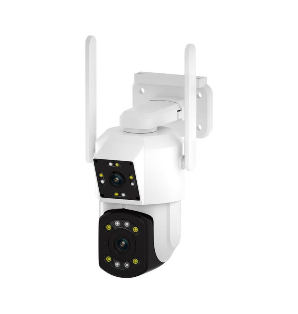 Câmara de Segurança ESCAM PT210 (2 Câmaras - 2MPx3MP - Branco)