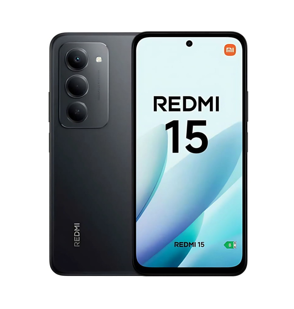 Smartphone XIAOMI Redmi 15 4G (6GB/128GB - 6.9'' - Preto)