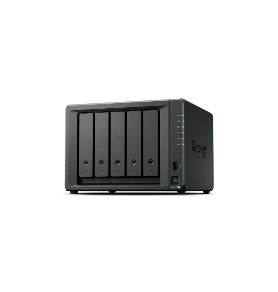 Sistema NAS SYNOLOGY DS1525+ (8 Discos - 3.5''/2.5''/M.2 - 2.5GbE x2)