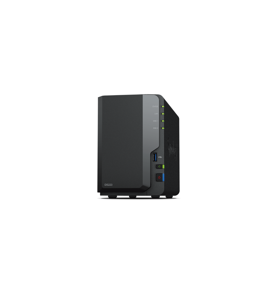 Sistema NAS SYNOLOGY DS223 (2 Discos - 3.5''/2.5'' - 1GbE)