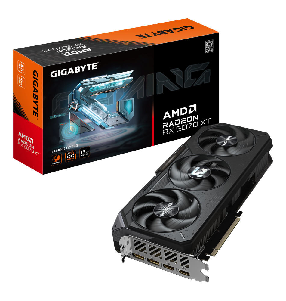 GIGABYTE Radeon RX 9070 XT GAMING OC 16G
