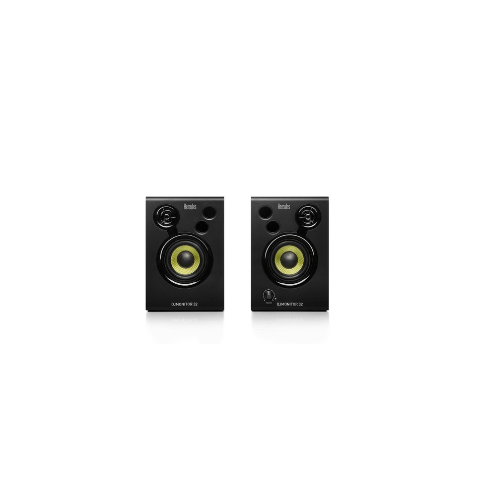 Coluna de Som HERCULES DJ Monitor 32 (Com Fios - 2x 15W - Preto)