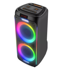 Coluna de Som DENVER BPS-458 (1000W - LED - Preto)