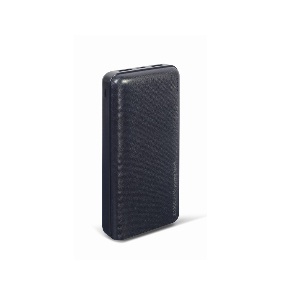 Powerbank GEMBIRD PB20-02 (20000mAh - USB-A/USB-C - Preto)