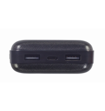 Powerbank GEMBIRD PB20-02 (20000mAh - USB-A/USB-C - Preto)