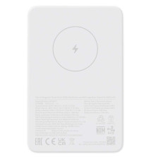 Powerbank Magnética XIAOMI (5000mAh - Magsafe - Branco)