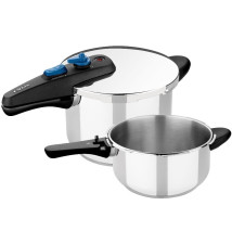 Panelas de Pressão MONIX Veloce (2 Peças - 4L+6L - Inox)