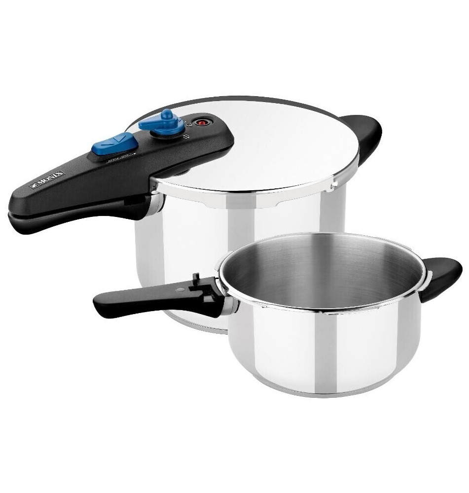 Panelas de Pressão MONIX Veloce (2 Peças - 4L+6L - Inox)