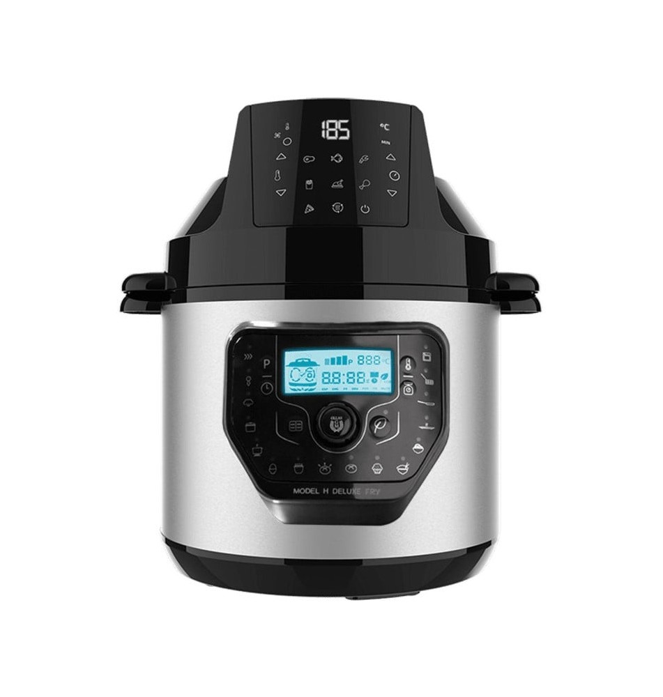 Robô de Cozinha CECOTEC GM H Deluxe Fry (6L - 200ºC - Preto/Inox)