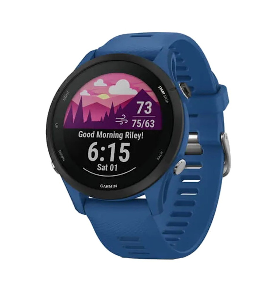 Smartwatch GARMIN Forerunner 255 Basic (46mm - Gorilla Glass - Azul)