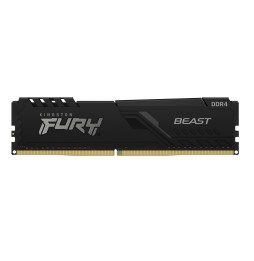 Memória RAM Kingston Fury Beast 16GB (2x8GB) DDR4-3200MHz 1R CL16 Preta