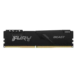 Memória RAM Kingston Fury Beast 16GB (2x8GB) DDR4-3200MHz 1R CL16 Preta