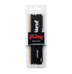 Memoria RAM Kingston 16GB (1x16GB) DDR4 3200MHz CL16 FURY Beast Preto