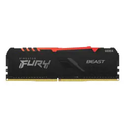 Memoria RAM Kingston 8GB (1x8GB) DDR4 3200MHz CL16 FURY Beast RGB