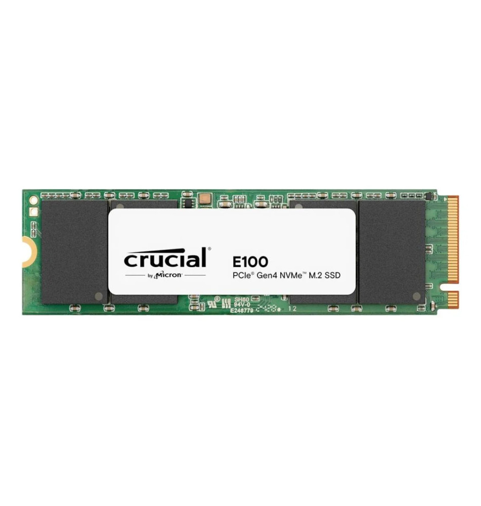 Disco SSD Interno CRUCIAL E100 1TB (M.2 - 5000MB/s - PCI Express 4.0)