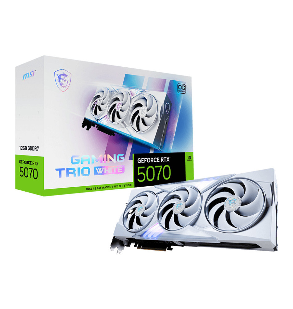 MSI GeForce RTX 5070 12G GAMING TRIO OC WHITE