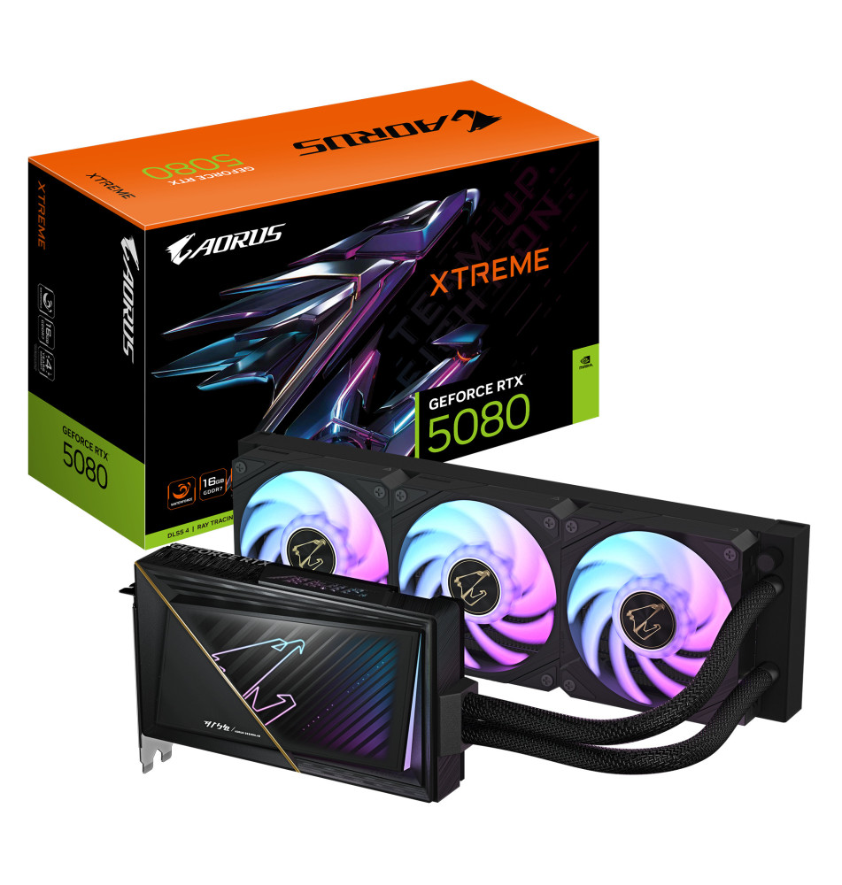 GIGABYTE GeForce RTX 5080 XTREME WATERFORCE 16G