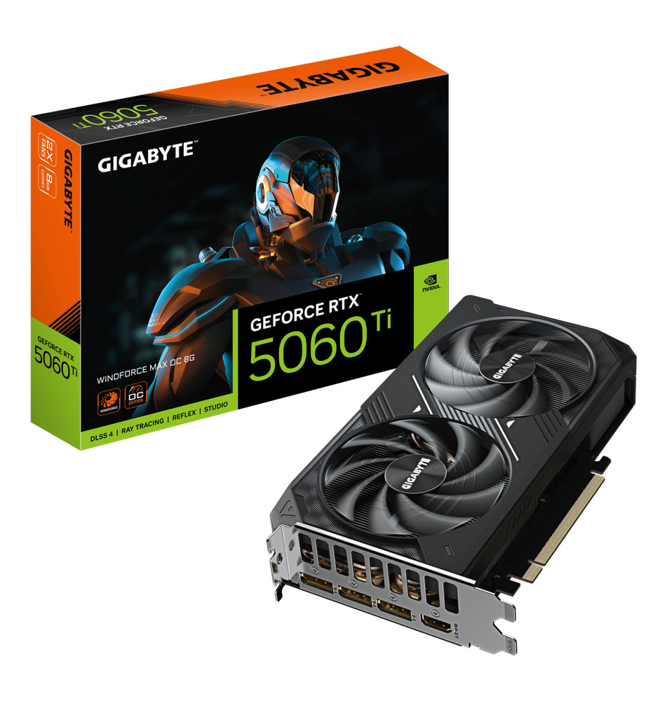 GIGABYTE GeForce RTX 5060 Ti WINDFORCE MAX OC 8G