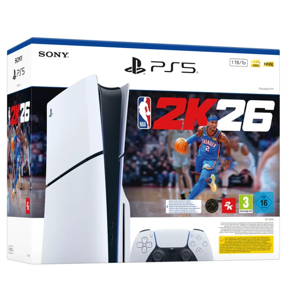 Sony PlayStation 5 Slim - NBA 2K26 Bundle