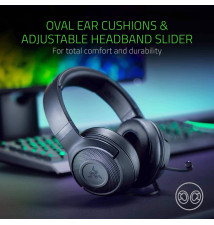 Headphones RAZER Kraken X Lite (Com Fios - 3.5mm - Preto)
