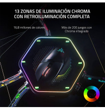 Rato Razer Basilisk V3 Pro (cor Preto - DPI 30000 - Conectividade RF Wireless + Bluetooth + USB Type-C)