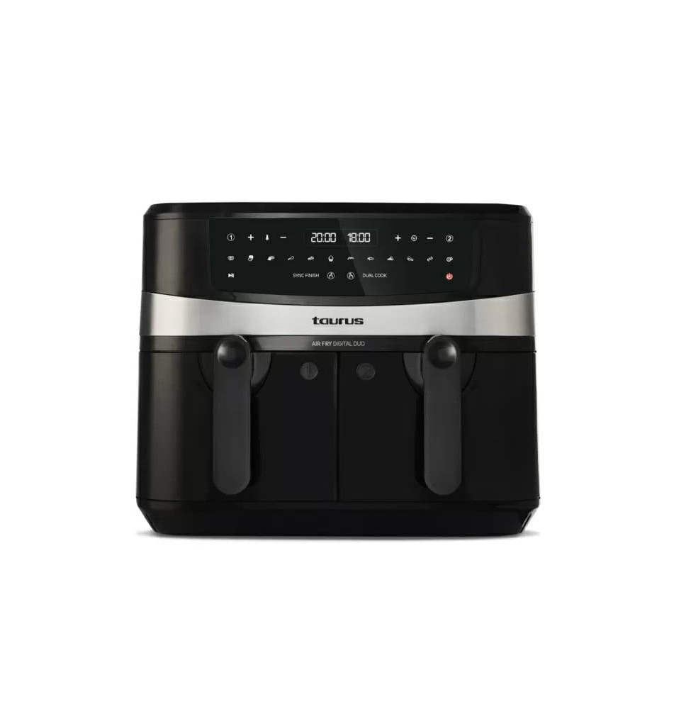 Fritadeira a Ar TAURUS Digital Duo (4.5L x2 - 2600W - Preto)