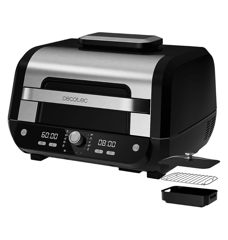 Fritadeira a Ar CECOTEC FireDome 8000 Pro (8L - 1700W - Preto)