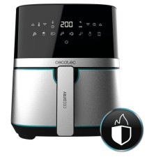 Fritadeira a Ar CECOTEC CecoFry 5500 Pro (5.5L - 1700W - Preto/Inox)