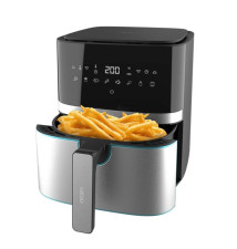 Fritadeira a Ar CECOTEC CecoFry 5500 Pro (5.5L - 1700W - Preto/Inox)