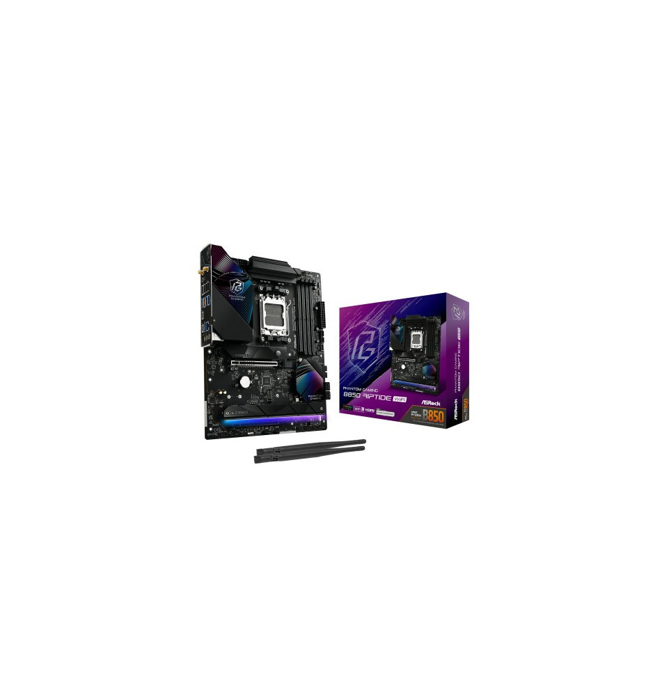 Motherboard ASROCK Phantom Gaming B850 Riptide WIFI (AM5 - DDR5-SDRAM - 256GB)